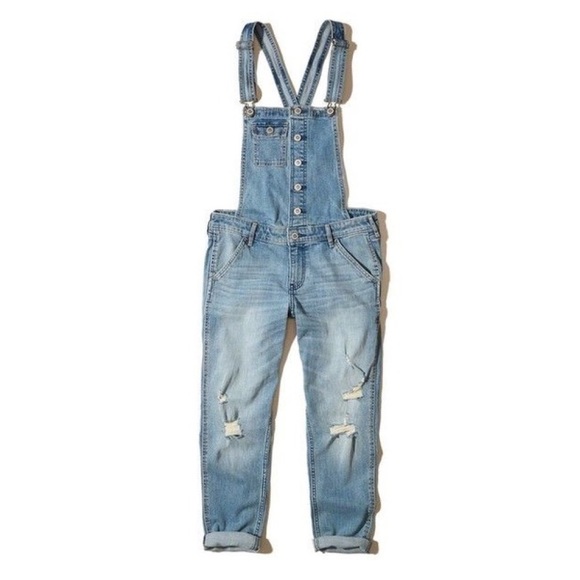 Hollister Jeans Hollister Boyfriend Denim Overalls Poshmark